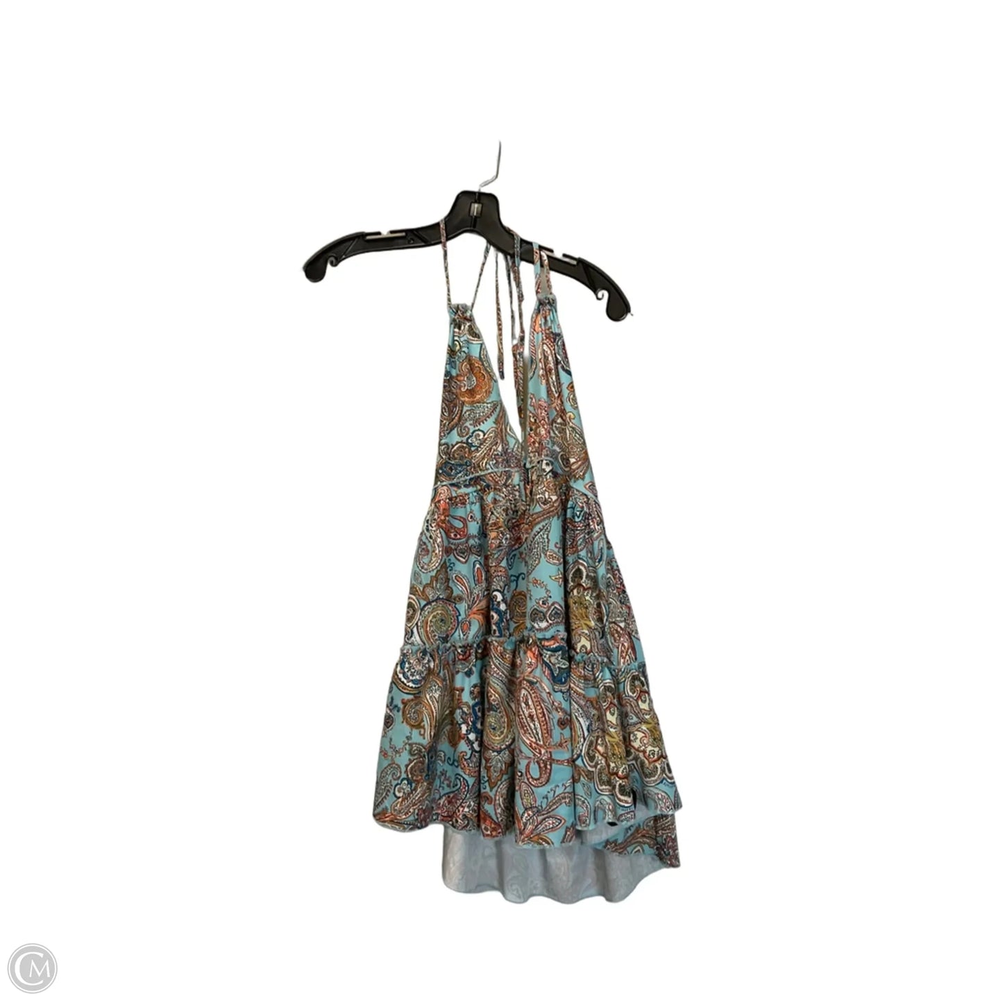 Top Sleeveless By Shein In Teal, Size: M