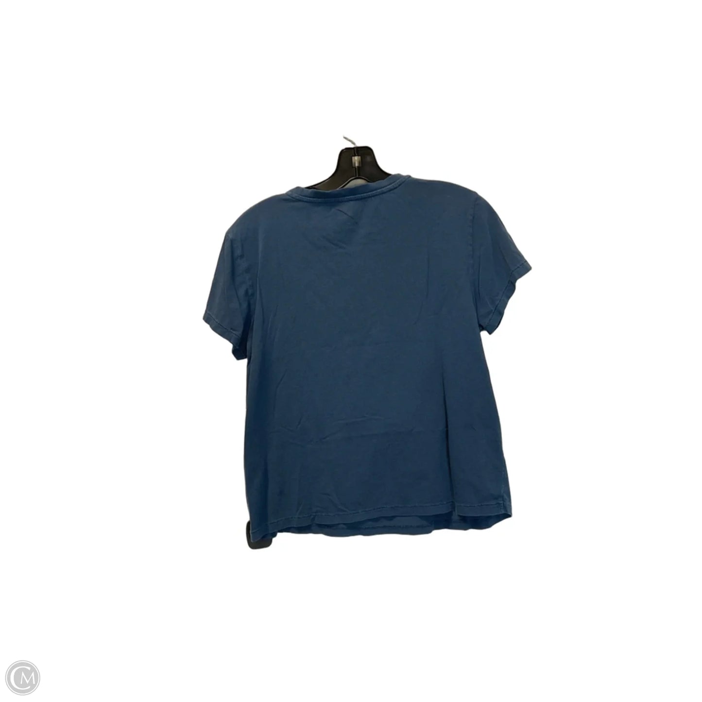 Top Short Sleeve Basic By Z Supply In Blue, Size: L