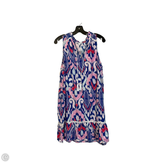 Dress Casual Short By Crown And Ivy In Blue & Pink, Size: L