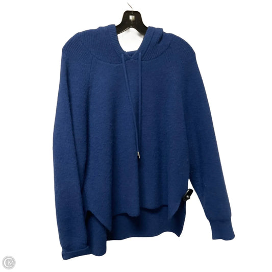 Sweatshirt Hoodie By Cyrus In Blue, Size: M