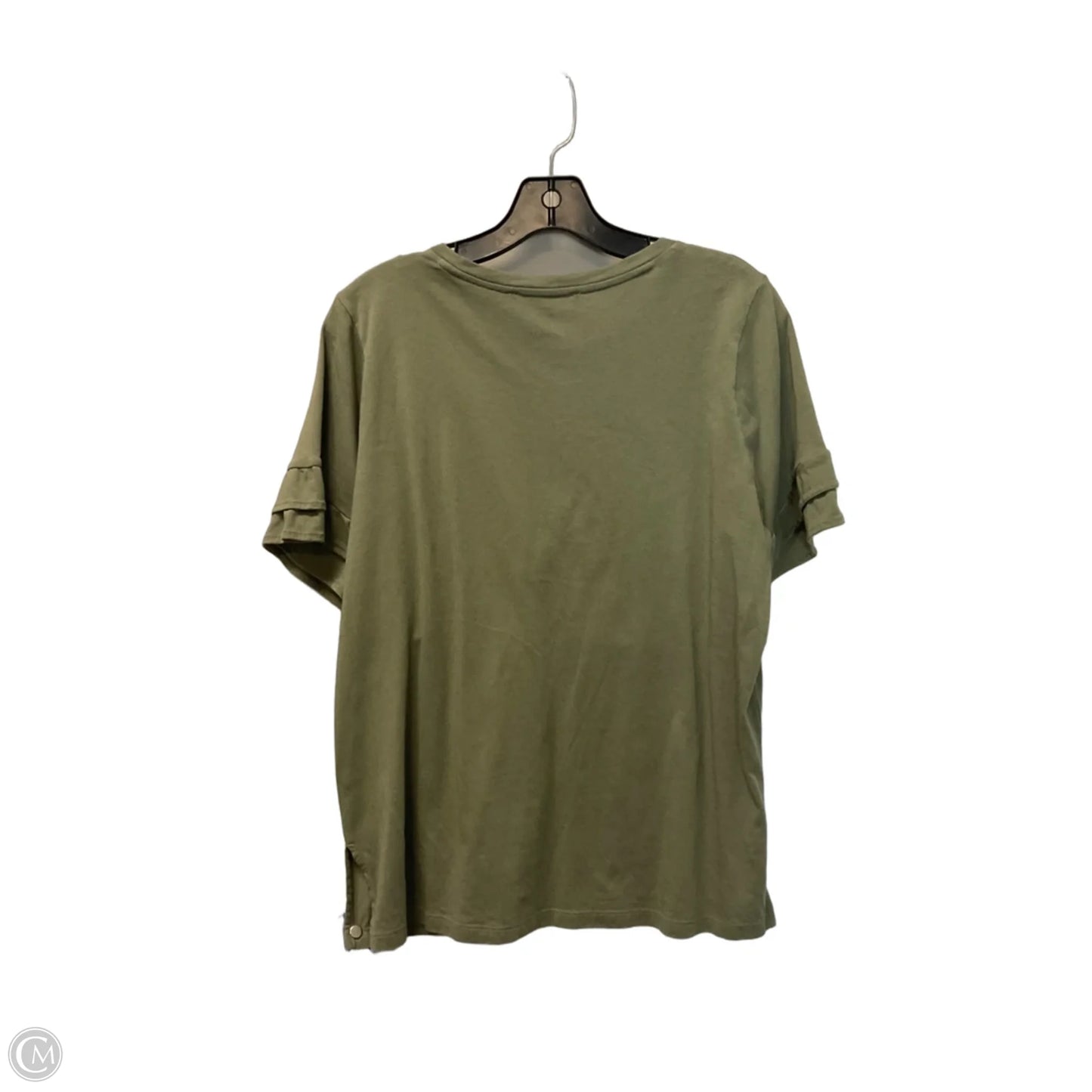 Top Short Sleeve By Michael By Michael Kors In Green, Size: L