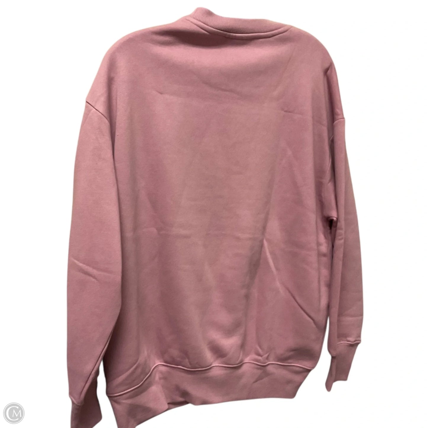 Sweatshirt Crewneck By Reebok In Pink, Size: S