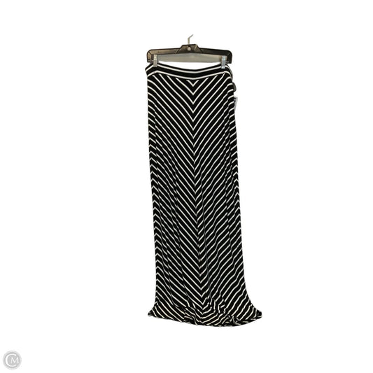 Skirt Maxi By Loft In Black & White, Size: M