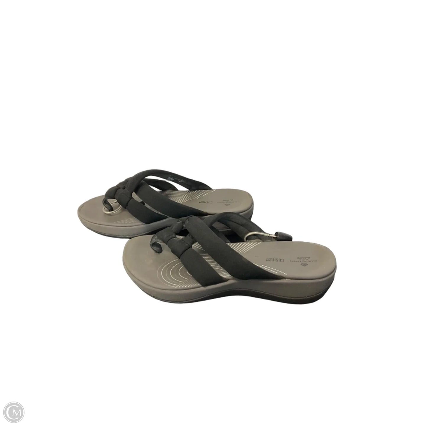 Sandals Flats By Clarks In Black, Size: 9