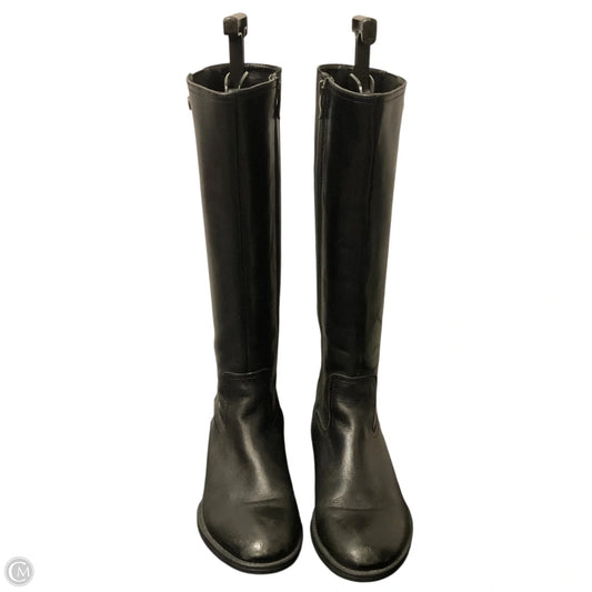 Boots Knee Flats By Bussola In Black, Size: 7.5