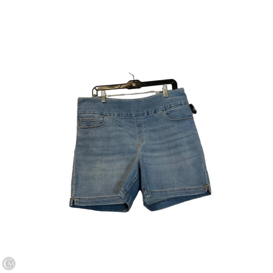 Shorts By Gloria Vanderbilt In Blue Denim, Size: 18