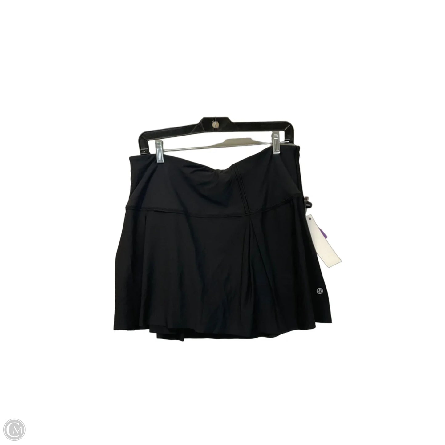 Athletic Skort By Lululemon In Black, Size: 12
