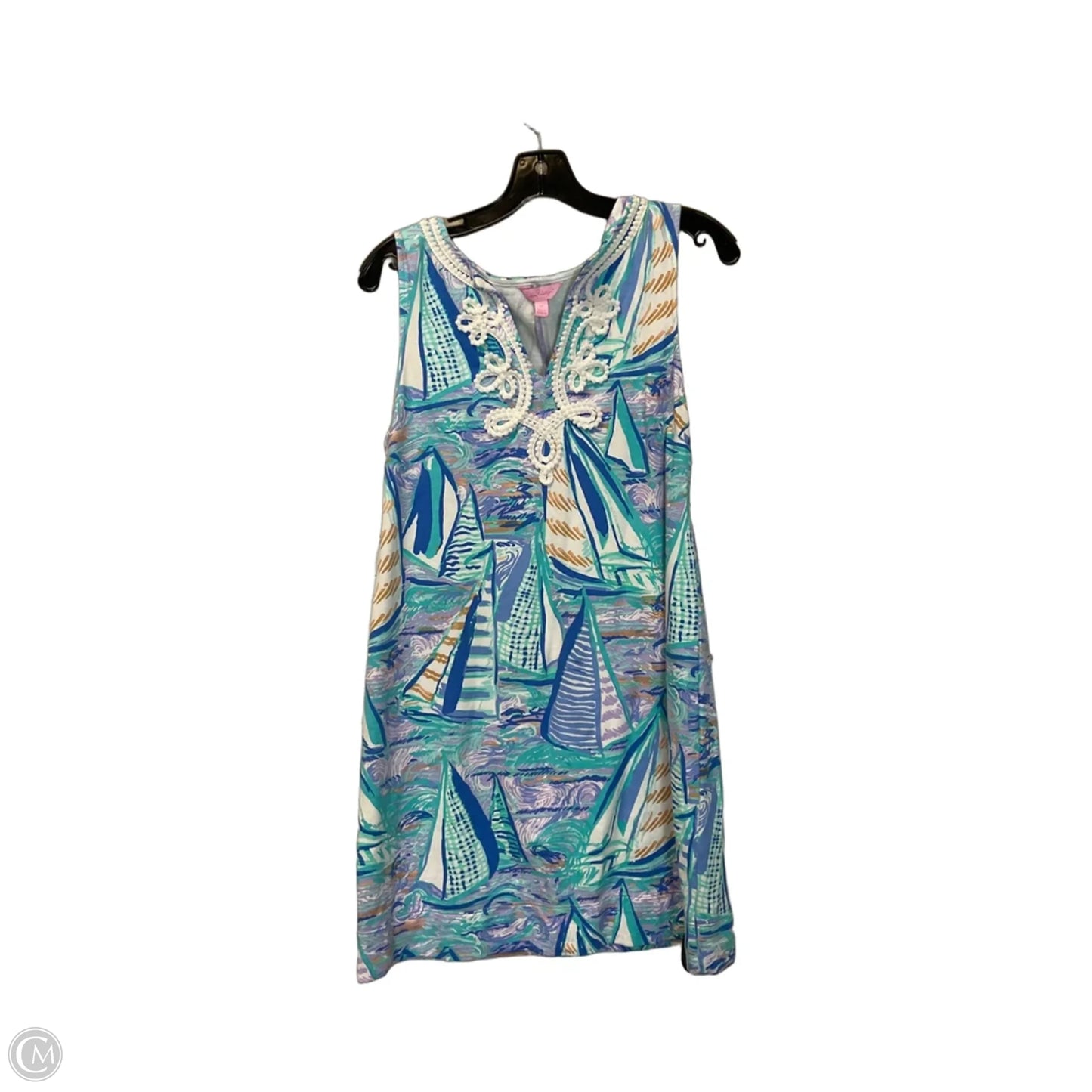 Dress Designer By Lilly Pulitzer In Blue, Size: M