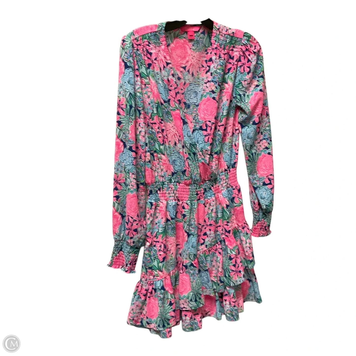 Dress Designer By Lilly Pulitzer In Blue & Pink, Size: 8