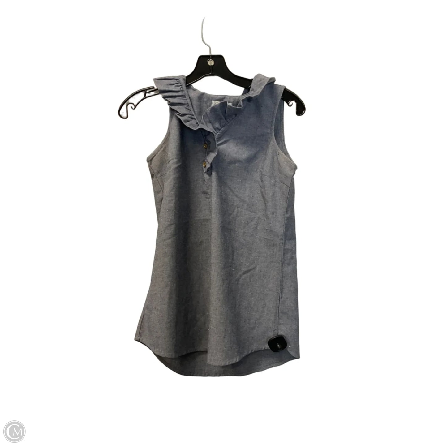 Top Sleeveless By Mudpie In Blue, Size: Xs