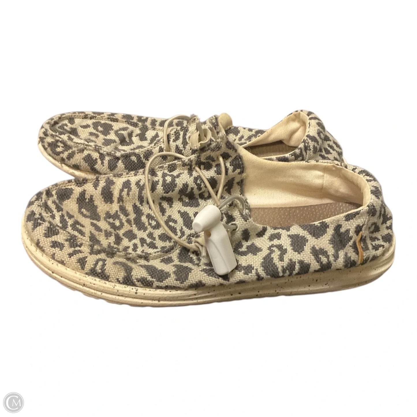 Shoes Sneakers By Hey Dude In Animal Print, Size: 9