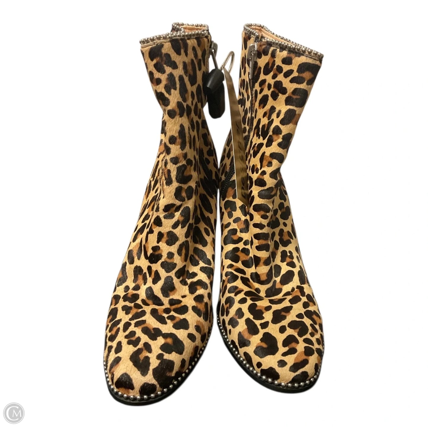 Boots Designer By Coach In Animal Print, Size: 8.5