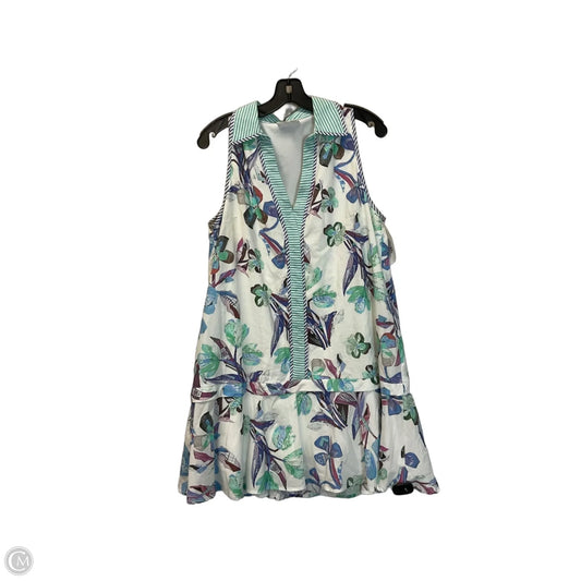 Dress Casual Short By Entro In Blue & Green, Size: M
