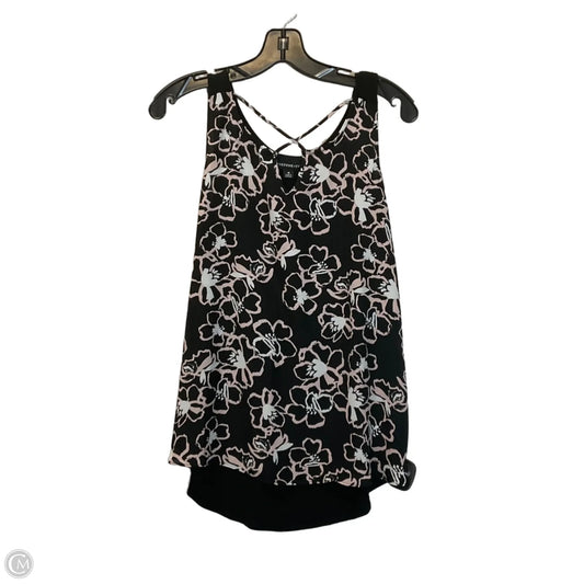 Top Sleeveless By Fortune & Ivy In Black, Size: M