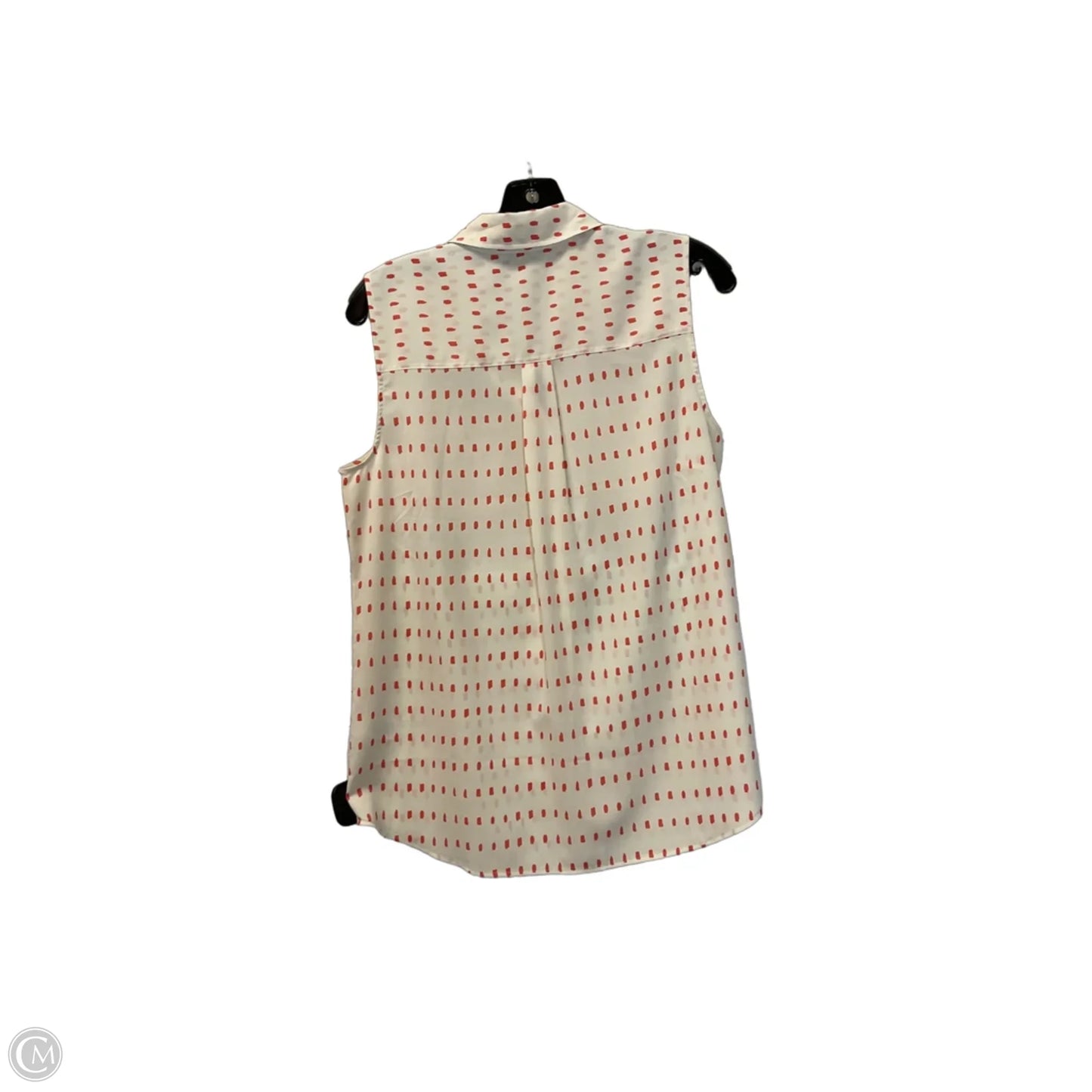 Top Sleeveless By Talbots In Cream, Size: M