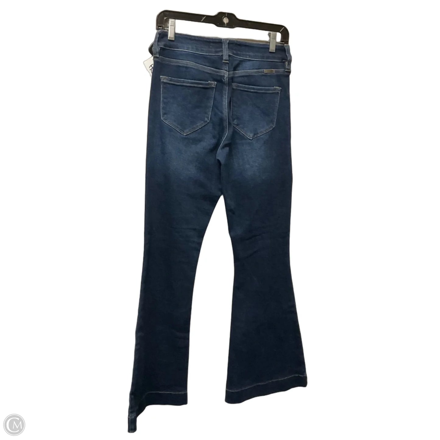 Jeans Flared By Kancan In Blue Denim, Size: 4