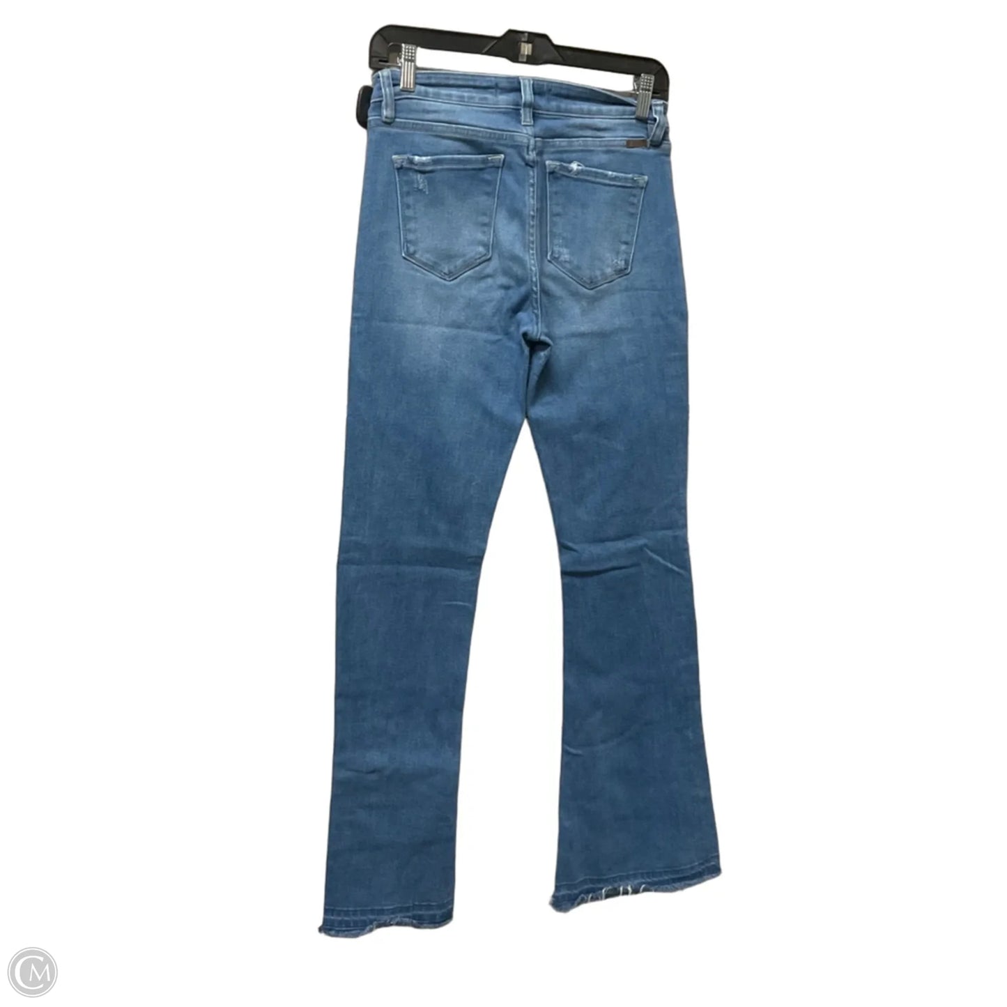 Jeans Flared By Kancan In Blue Denim, Size: 6