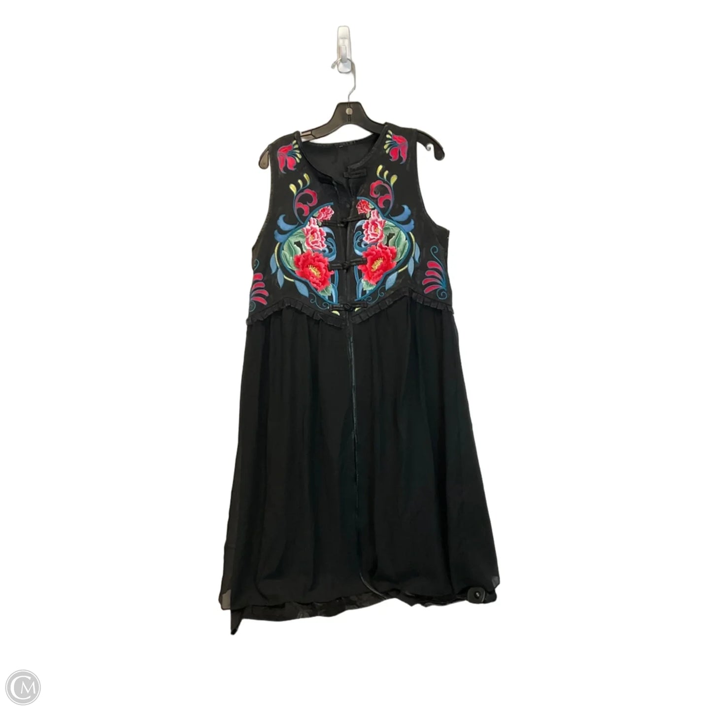 Dress Casual Maxi By Clothes Mentor In Black, Size: Xl