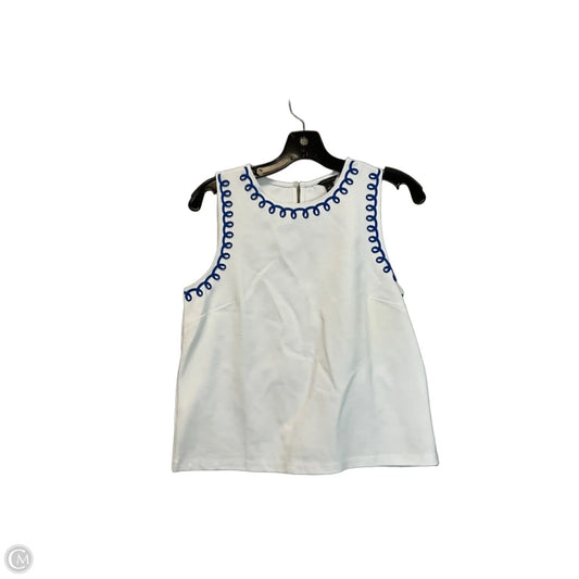 Top Sleeveless Basic By Ann Taylor In White, Size: S
