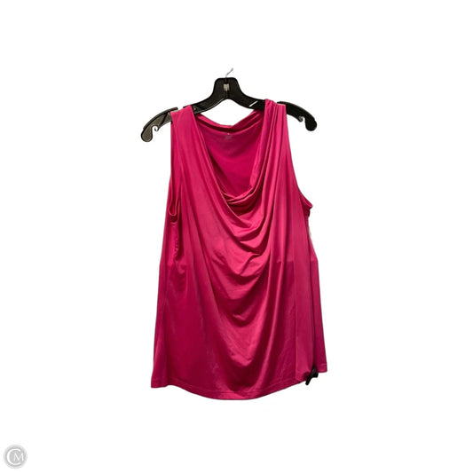 Top Sleeveless Basic By Worthington In Pink, Size: Xs