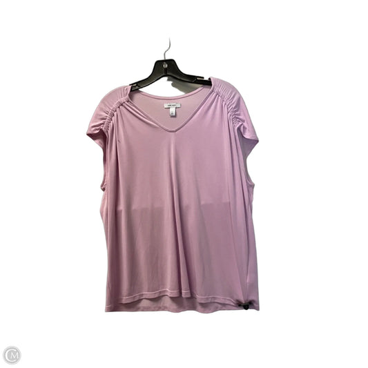Top Sleeveless By Nine West In Pink, Size: L