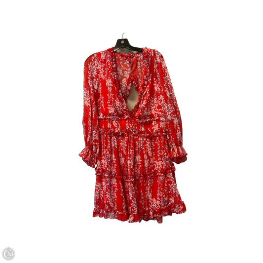 Dress Casual Short By Clothes Mentor In Red, Size: Xl