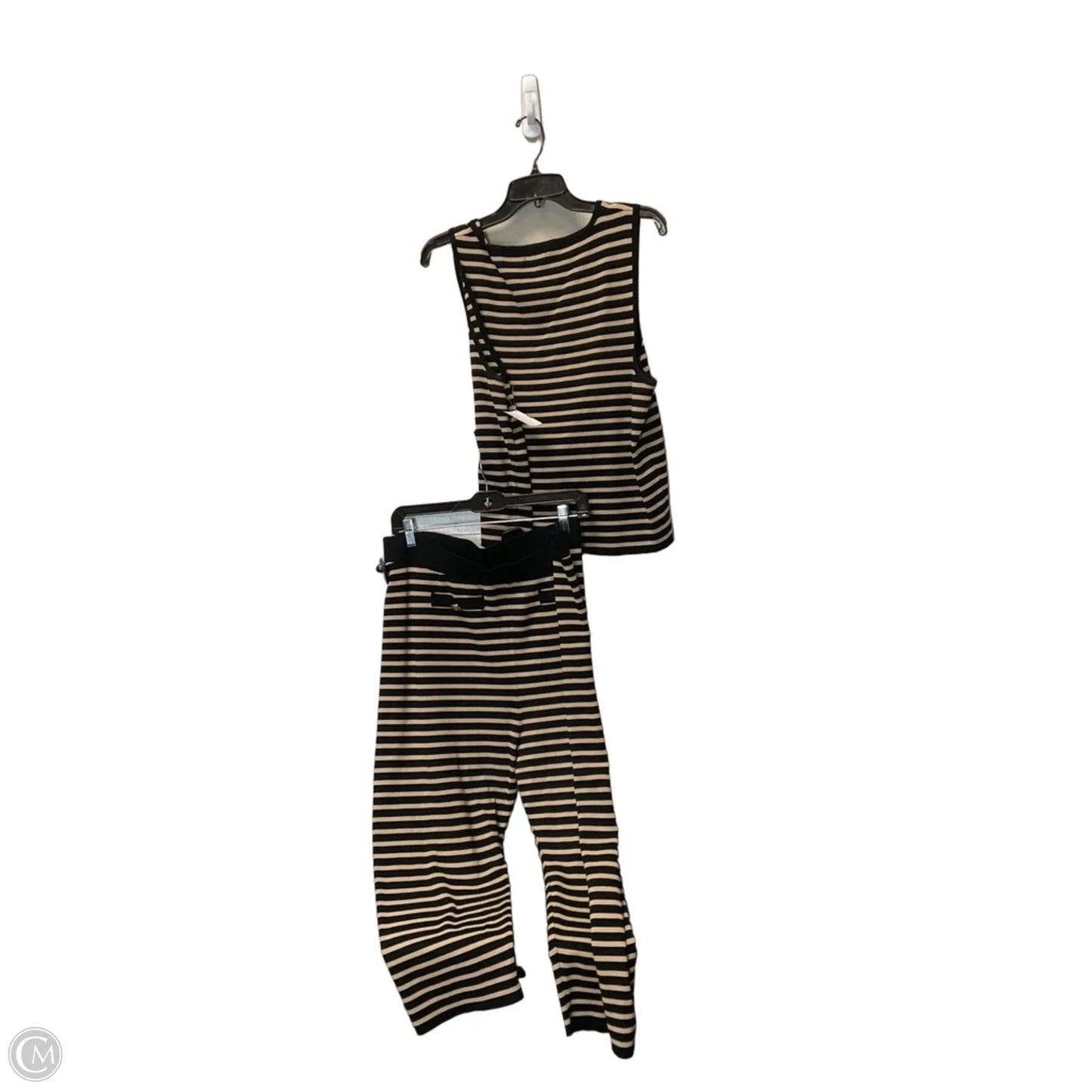 Pants Set 2pc By Fashion Nova In Black & Cream, Size: 3x