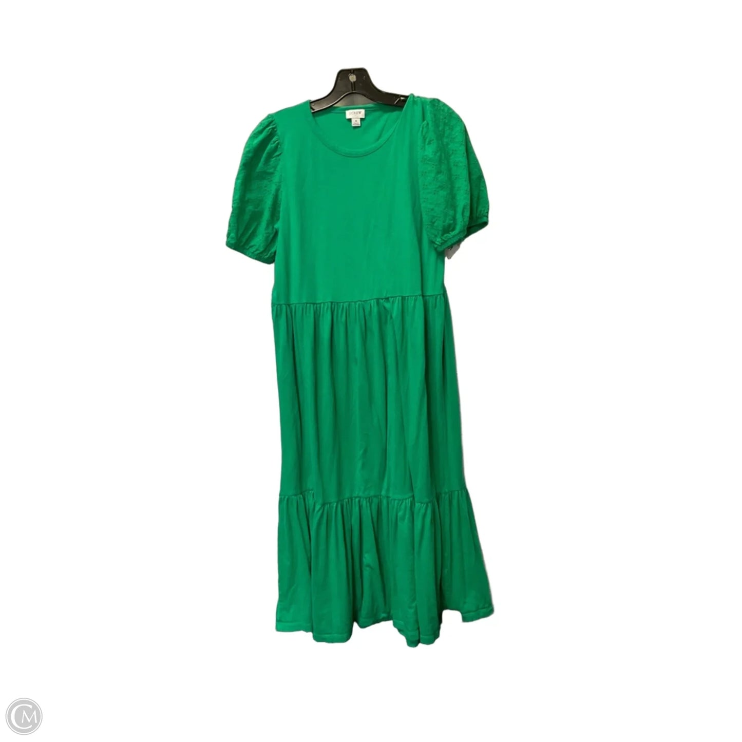 Dress Casual Midi By J. Crew In Green, Size: S