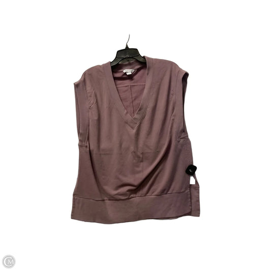 Top Sleeveless By Athletica In Purple, Size: L