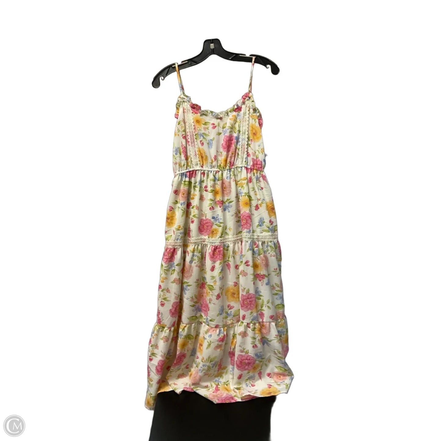 Dress Casual Maxi By Mine In Floral Print, Size: M