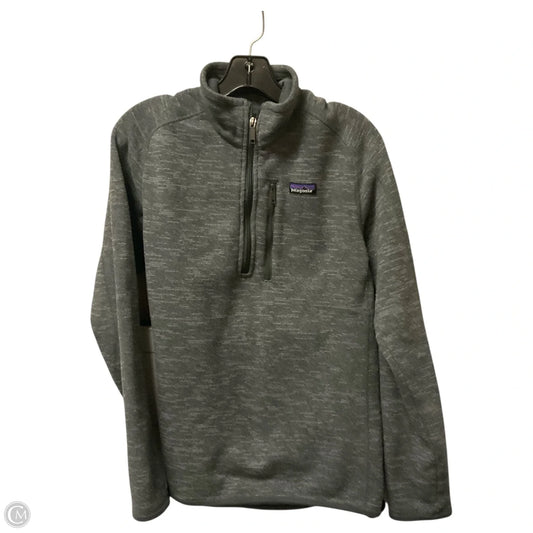 Jacket Fleece By Patagonia In Grey, Size: S