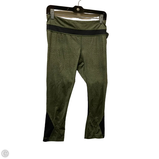 Athletic Leggings Capris By Lululemon In Green, Size: 6