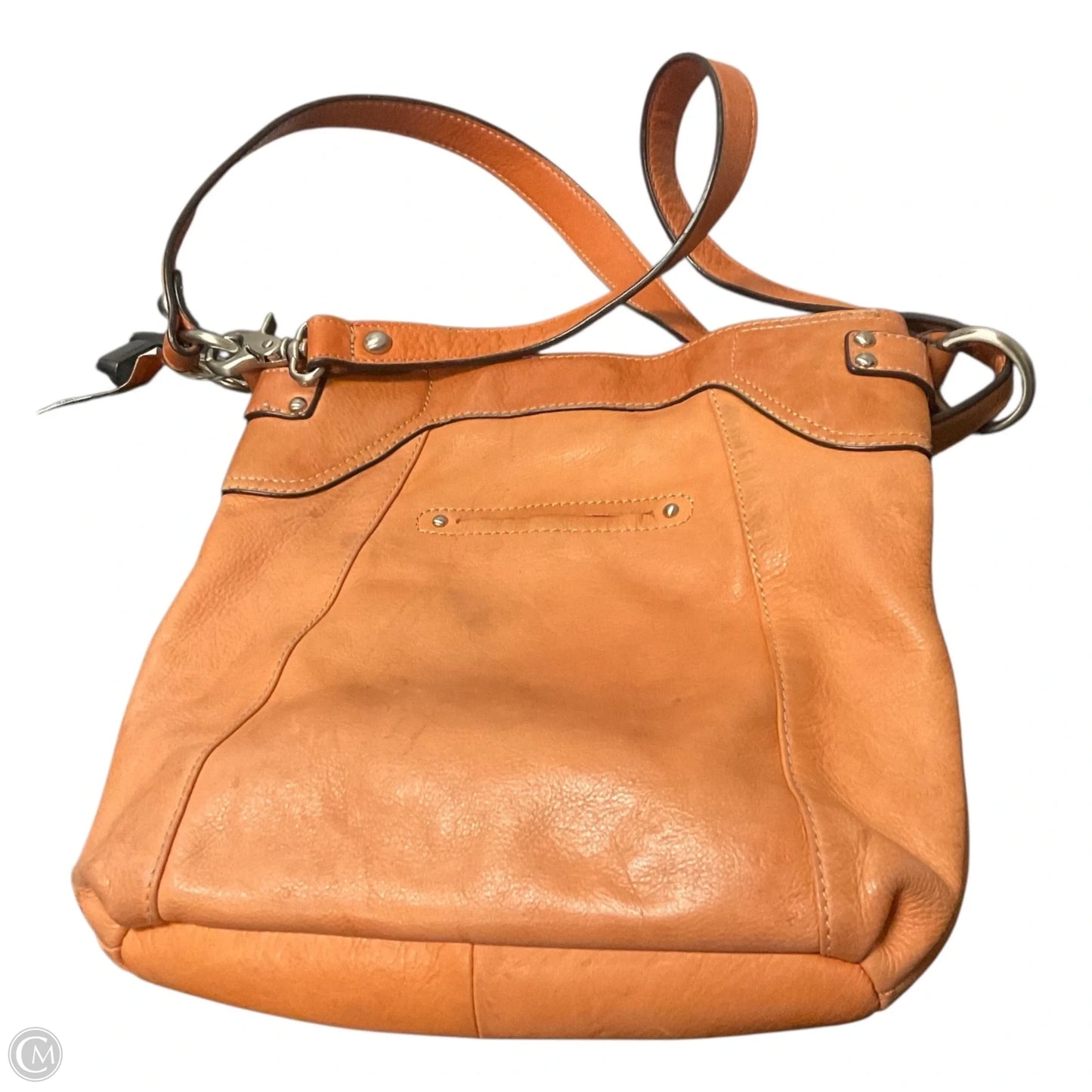 Handbag Leather By B. Makowsky, Size: Medium