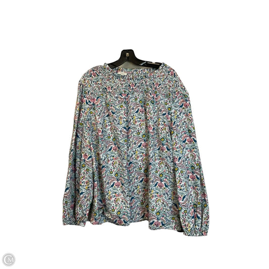 Top Long Sleeve By Talbots In Multi-colored, Size: 3x