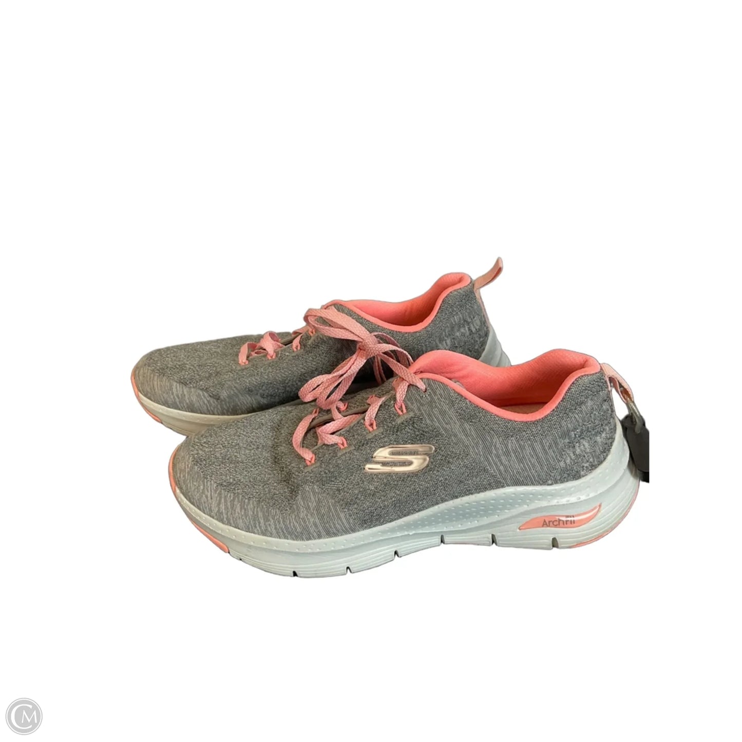 Shoes Athletic By Skechers In Grey, Size: 9.5