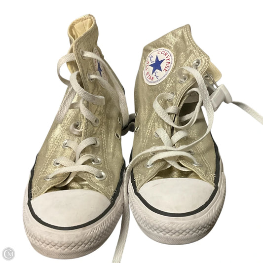 Shoes Sneakers By Converse In Gold, Size: 8