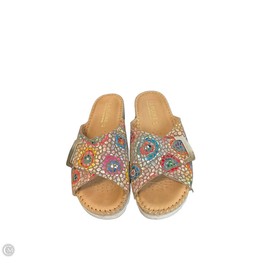 Sandals Flats By Cmc In Multi-colored, Size: 9