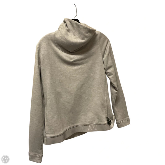 Sweatshirt Collar By Nike In Grey, Size: M
