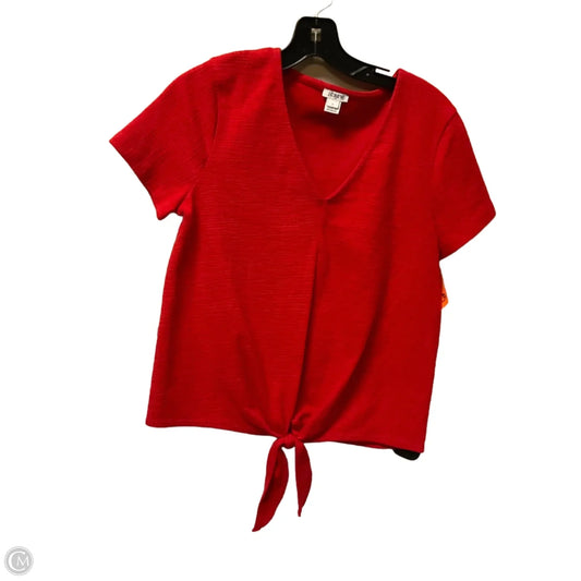 Top Short Sleeve By J. Crew In Red, Size: S