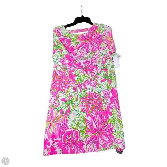 Dress Designer By Lilly Pulitzer In Green & Pink, Size: M