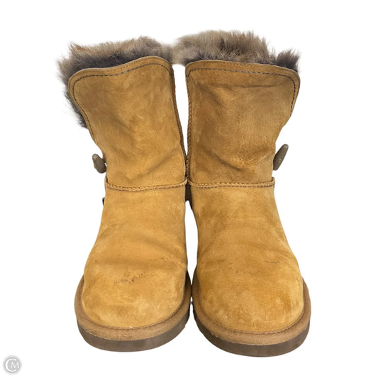 Boots Designer By Ugg In Brown, Size: 9