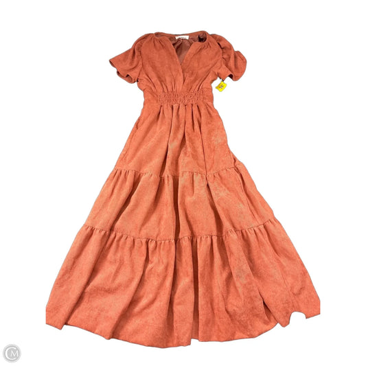 Dress Casual Maxi By Thml In Orange, Size: Xs
