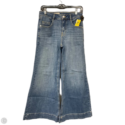 Jeans Wide Leg By Pilcro In Blue Denim, Size: 2