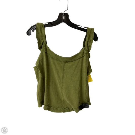 Top Sleeveless By Pilcro In Green, Size: S