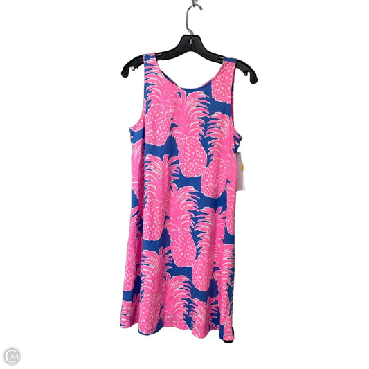 Dress Designer By Lilly Pulitzer In Blue & Pink, Size: M