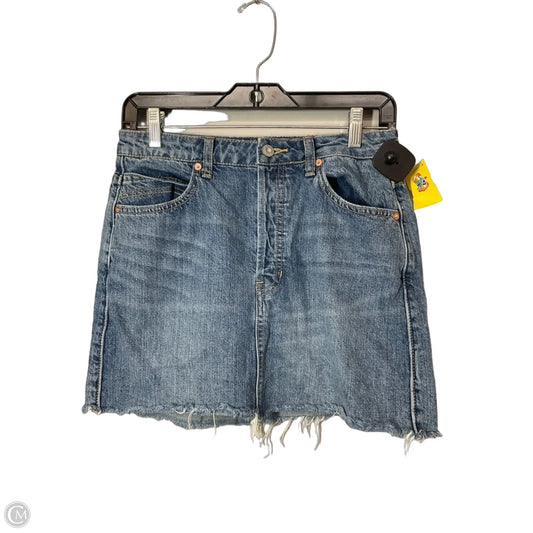 Skirt Mini & Short By We The Free In Blue Denim, Size: 4