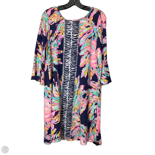 Dress Designer By Lilly Pulitzer In Pink & Purple, Size: Large