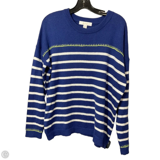 Sweater Cardigan Designer By Lilly Pulitzer In Blue, Size: L