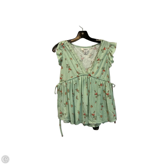 Top Sleeveless By Passport In Green, Size: M