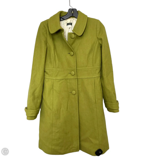 Coat Trench Coat By J. Crew In Green, Size: S